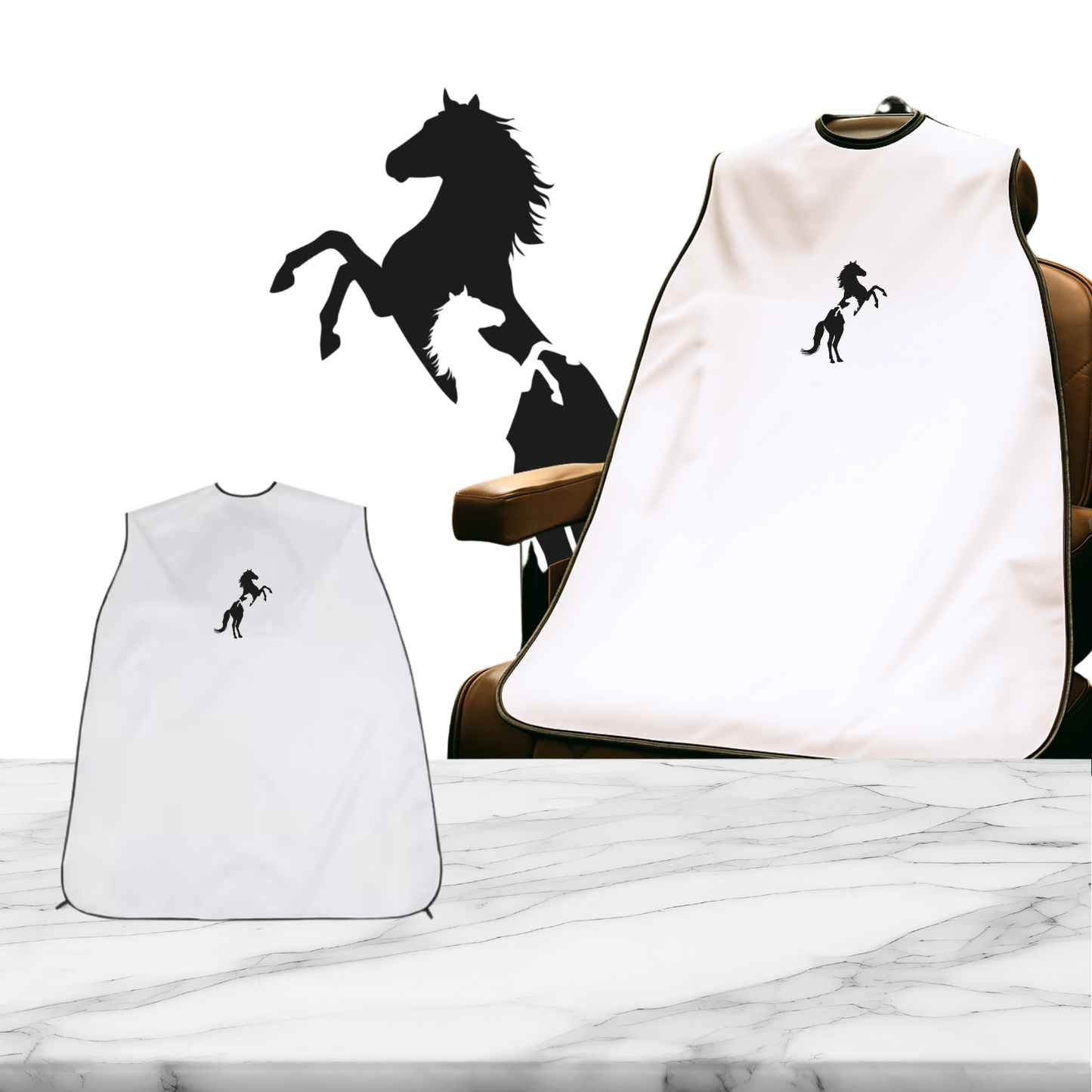 Customizable Beard Bib / Shaving Apron / Beard Apron