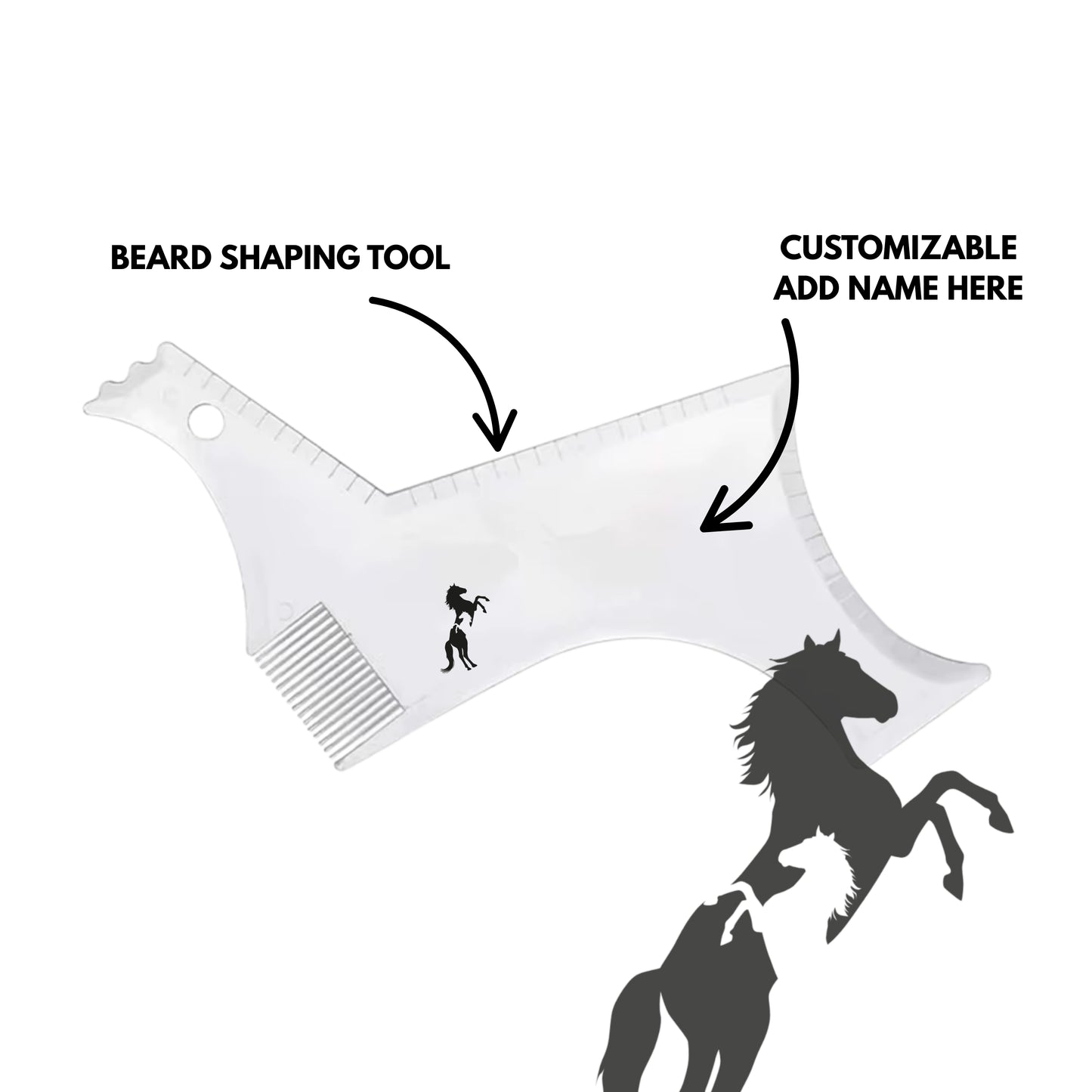 Guide de Rasage Personnalisable | Outil de Traçage et Définition des Contours de Barbe