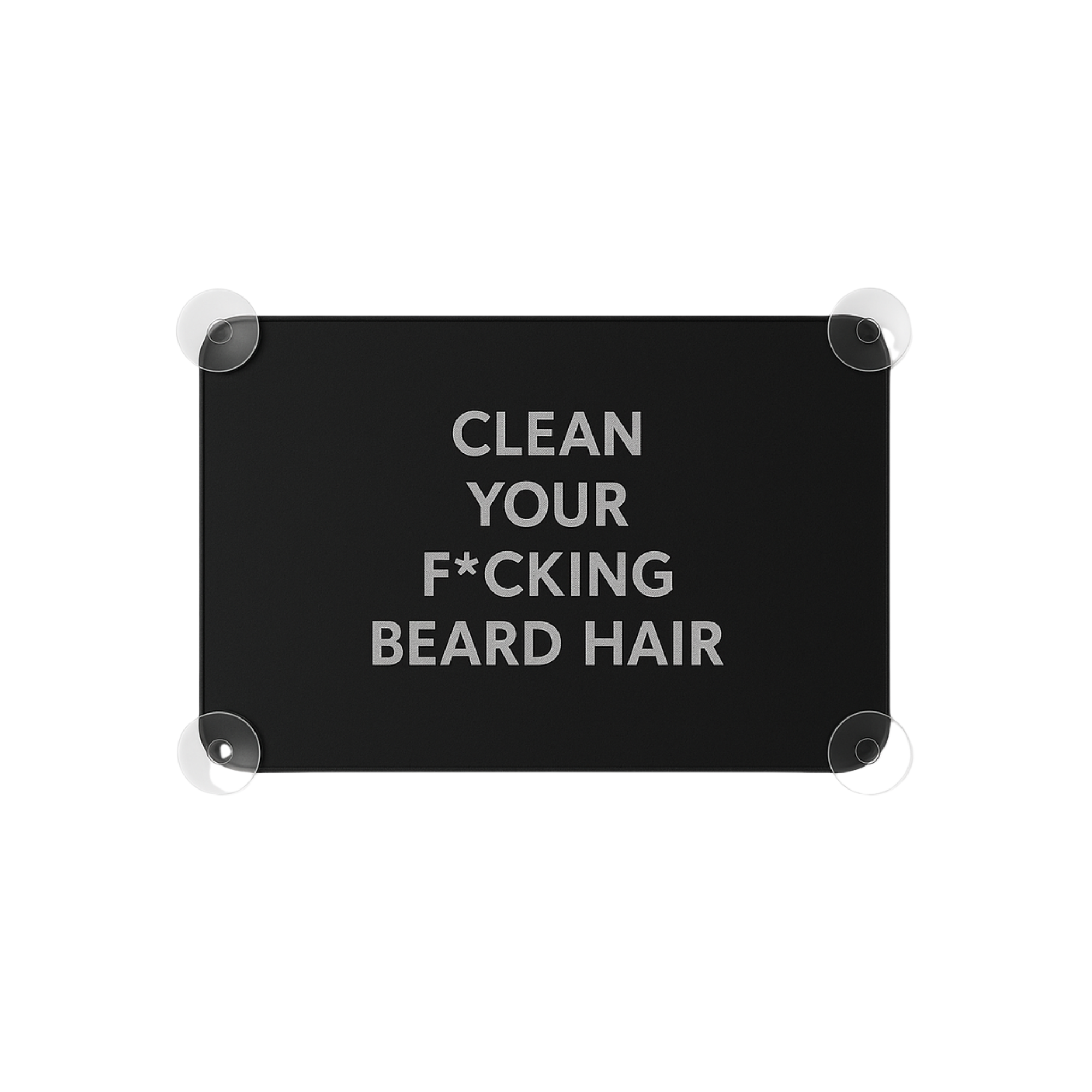 Tablier d'Évier Pour Poils de Barbes avec Ventouses | Repliage Facile & Nettoyage Propre