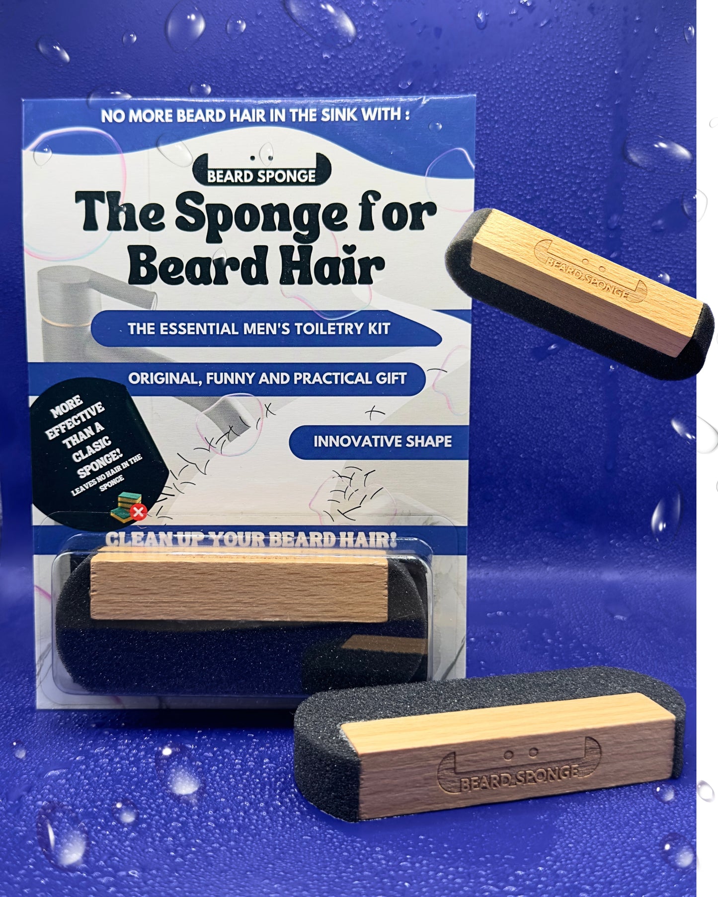 Beard Sponge : L'Éponge Révolutionnaire pour Poils de Barbe - Beard Sponge