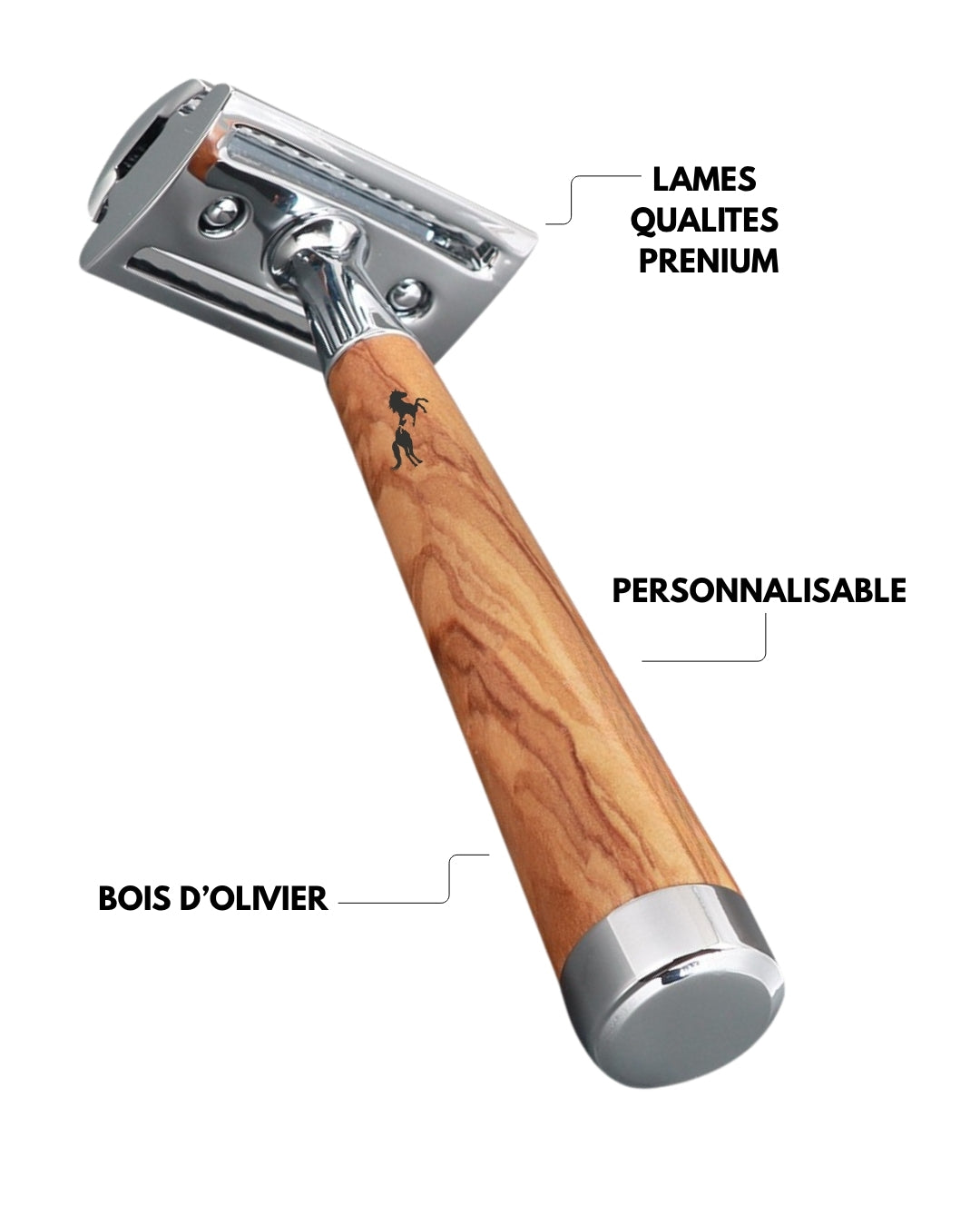 Ippos Beard Razor – Personalization & Engraving Made in France